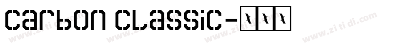 Carbon Classic字体转换